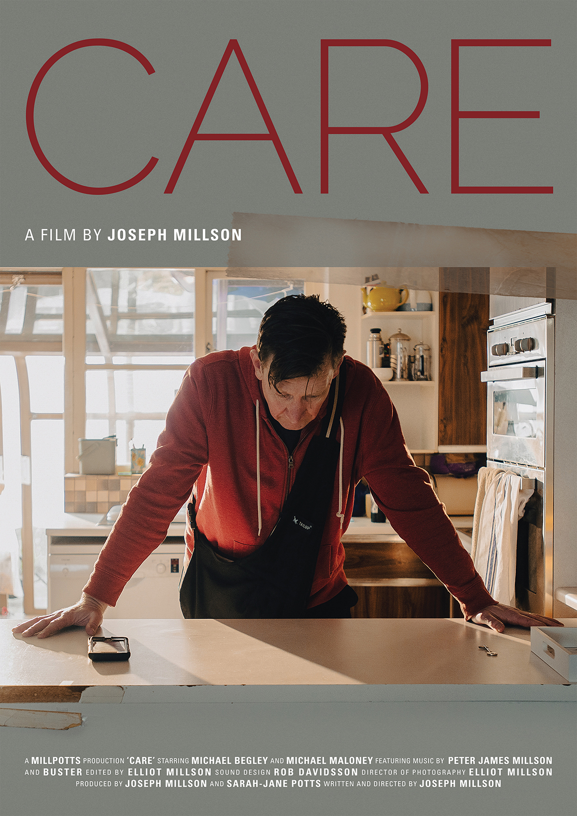 Poster design for Joseph Millson's short film 'Care'