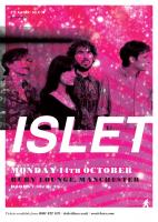 Poster design for promotion company, Classic Slum's event: ISLET at The Ruby Lou